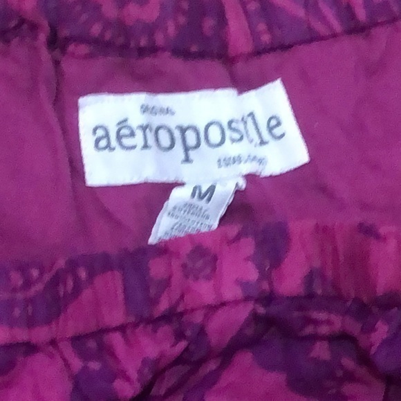 Purple Flower Ruffle Skirt M - Picture 2 of 2